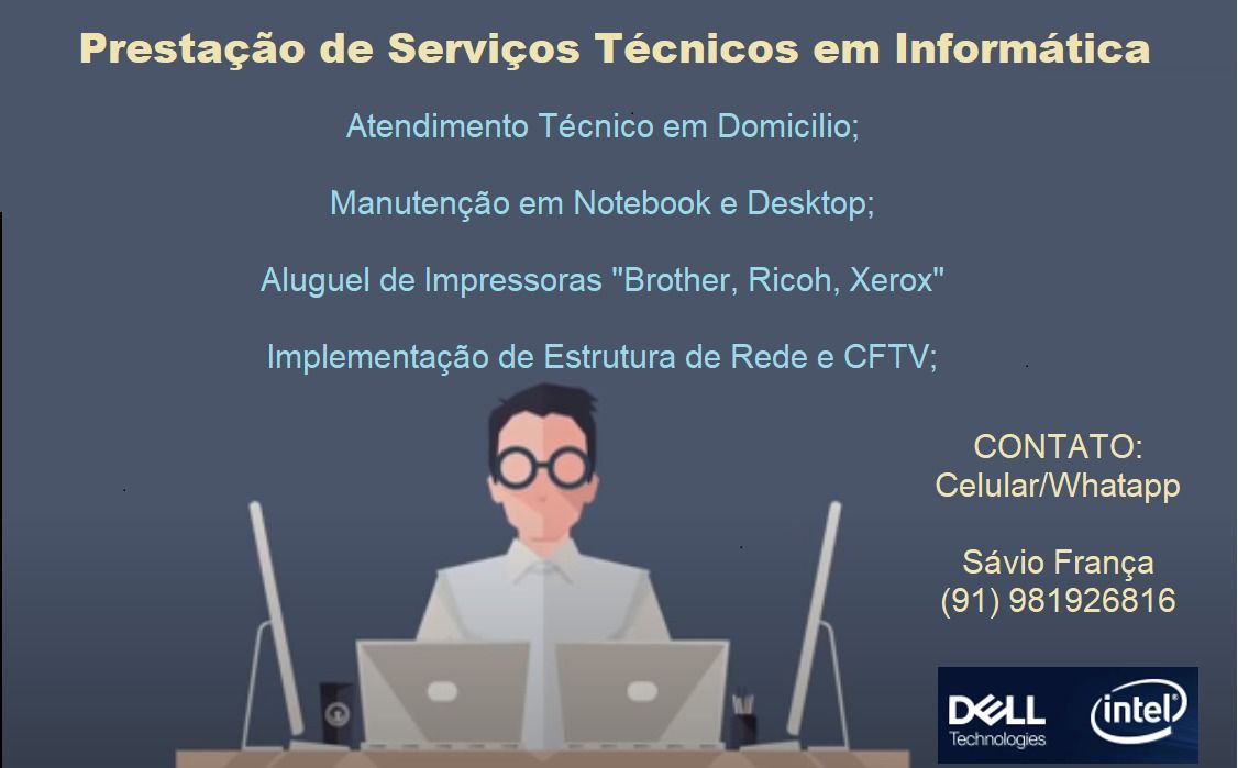 Prestação de serviços de técnico em informática